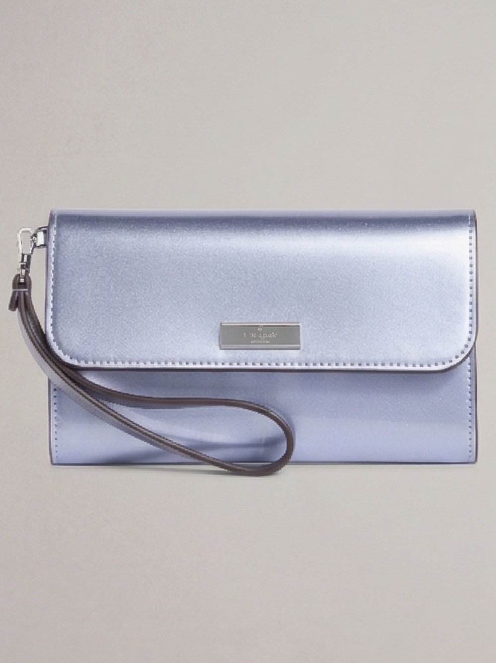 $199 Kate Spade ♠️ Kenzie Boxed Medium Flap Wristlet Candied Flower NWT